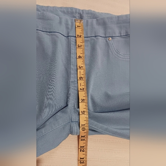 CHICO'S LIGHT BLUE PULL ON JEGGING SLIM LEG ANKLE SIZE 4T - Picture 6 of 8